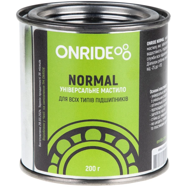 Смазка густая для подшипников ONRIDE NORMAL Серия Brown густая 200 г (мет. банка)