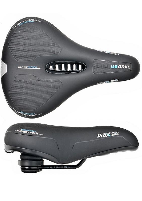 Седло ProX Dove Med, Memory Foam, Reflex, черный (C-SI-0334) 2 Седло ProX Dove Med, Memory Foam, Reflex, черный (C-SI-0334)