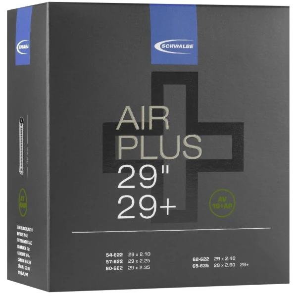 Камера 29" x 2.10-2.55" (54/65-622) Schwalbe AV19+AP AIR PLUS IB AGV 40mm