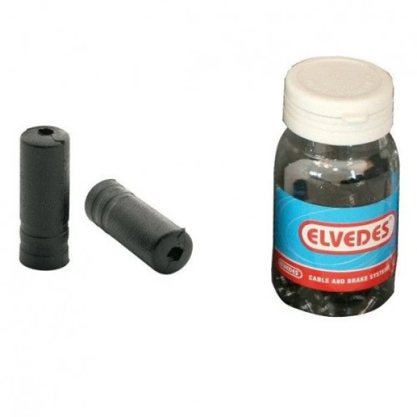 Колпачки Elvedes кожуха переключения, пластик, 150шт. черный (19800)