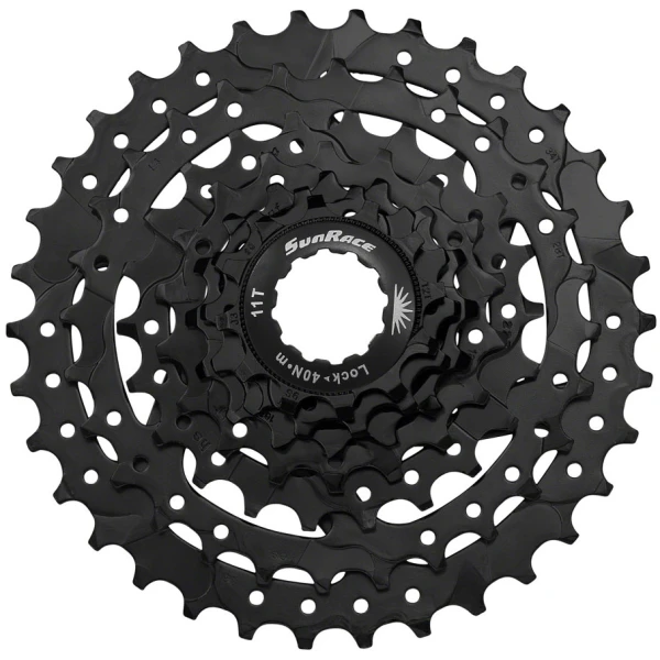 Кассета инд. 7-k 11-34T SUN RACE M40 MTB, Black