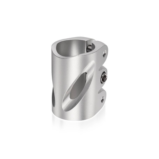 Хомут на руль для трюкового самоката Hipe H01 (IHC/SCS), silver matte