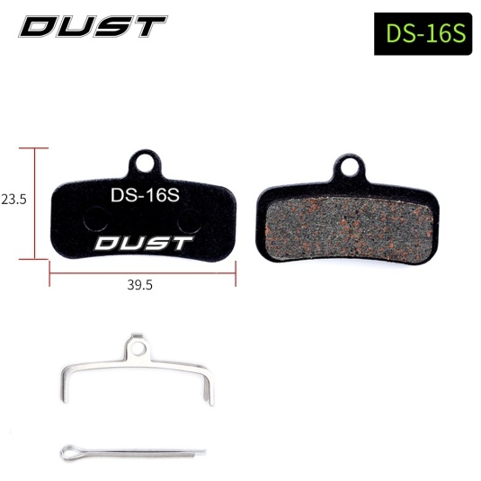 Колодки тормозные disc полуметалл DUST DS-16-1 SAINT M810, 820 ZEE M640