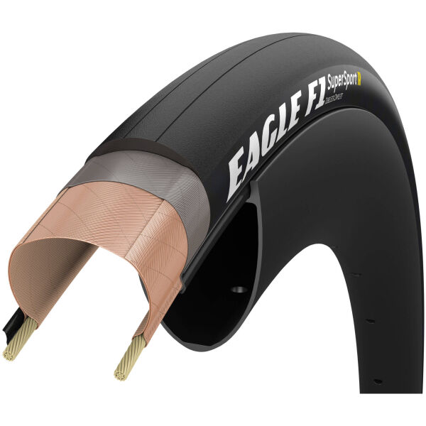 Шина 700x28 (28-622) GoodYear Eagle F1 SuperSport R Tubeless Complete Folding Black, 150 tpi