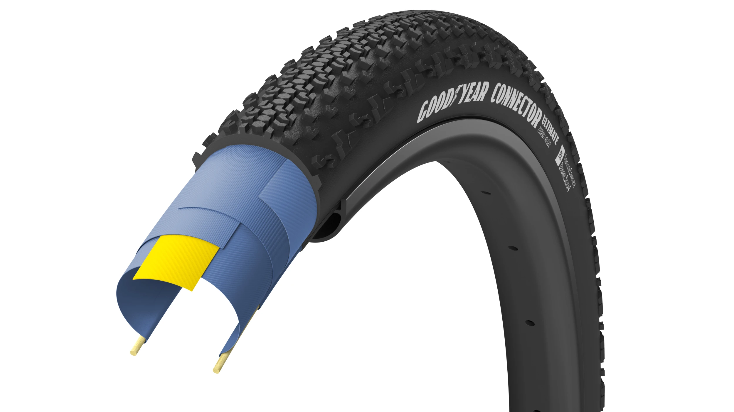 Покрышка 700x40 (40-622) GoodYear Connector Tubeless Ready Folding Black, 60tpi 1 Покрышка 700x40 (40-622) GoodYear Connector Tubeless Ready Folding Black, 60tpi