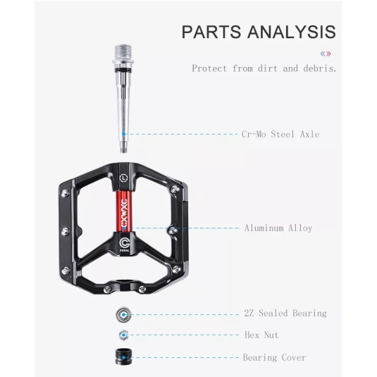 Педали CXWXC Ultralight пром