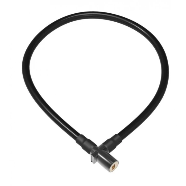 Замок трос Onguard Lightweight Key Coil Cable Lock, с виниловым покрытием + 2 ключа, чёрный