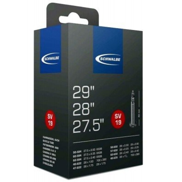 Камера Schwalbe 27,5" x 2,0/ 29" x 2,40 SV Presta 40мм (DES006)
