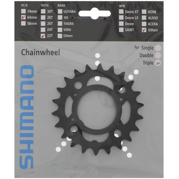 Зірка для шатунів Shimano M391/430 22T (CMK048)