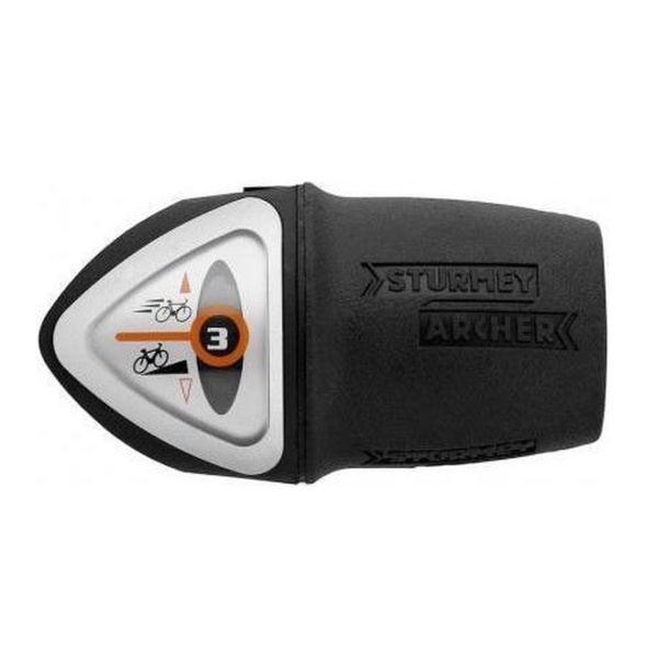 Шифтер Sturmey Archer TSS30 3шв, серый с черным (12205)