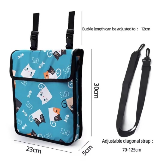 Сумка Durable Bicycle Bag, для самоката и велосипеда, голубой (23235-cats1)