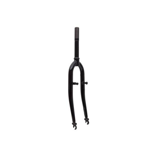 Вилка 28" жесткая ST 1-1/8" шток-220мм б/резьб. v-br черный (черный)
