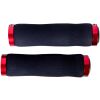 gri-347-ruchki-rulya-130mm-chernyii-s-krasnyim-zamkom-bc-gr6496-neoprenovyie