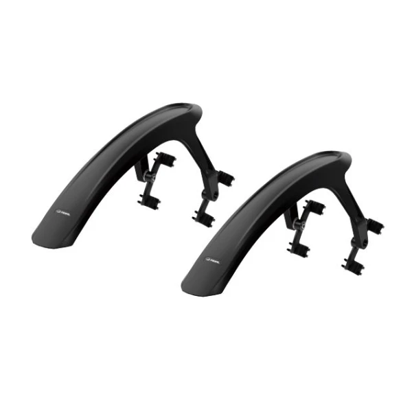 Крыло 20-24" пластик. быстросъемное без стойки черн. RBRL RL-240F/R (крепл. на штаны вилки и задние перья.)