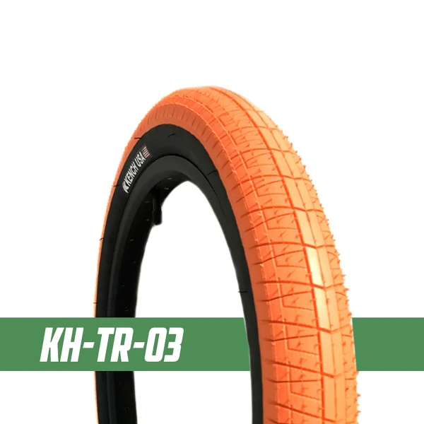 Покрышка BMX  20”x2.35 черно-оранжевая 30TPI