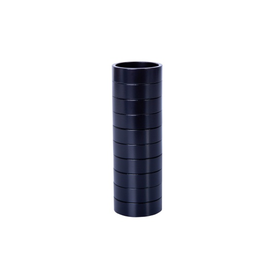 Проставочное кольцо 1-1/8" 10mm AL Kenli черн. 2 шт
