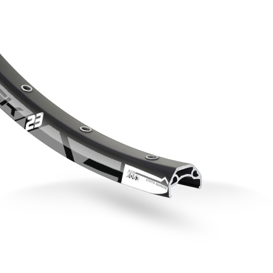 Обод Rodi BLACKROCK 23 26", 559x23, 32 отв., FV, пистонированный, черный