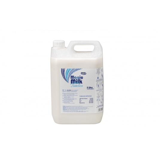 Герметик для бескамерных покрышек латексный OKO Magik Milk Tubeless 5L без шприца