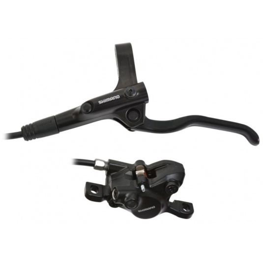Ручка тормозная левая c калипером черн. SHIMANO BR-MT200 F850 (черн.)
