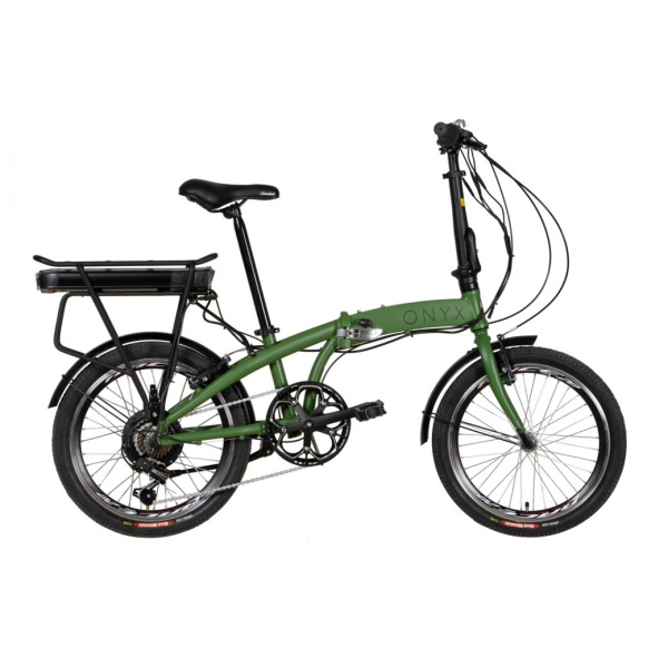 Электровелосипед 20" Dorozhnik ONYX 500Вт 48В 12.5Ач с крепл. к багажн., 2024
