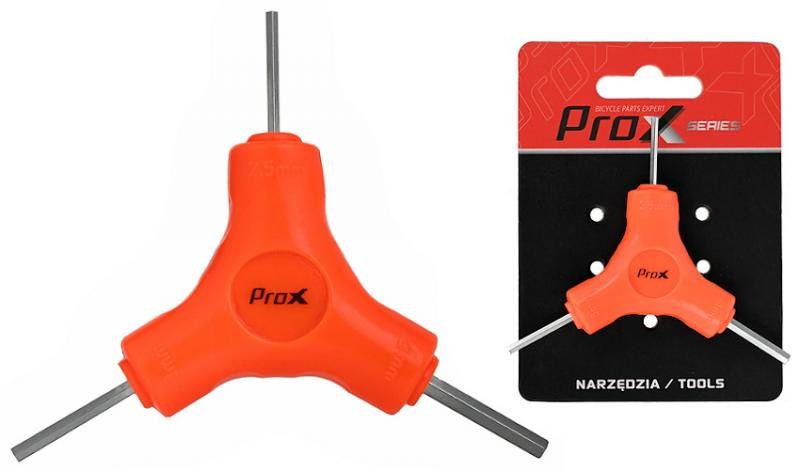 Шестигранный ключ ProX Y 4-5-6мм, оранжевый (A-N-0251) 1 Шестигранный ключ ProX Y 4-5-6мм, оранжевый (A-N-0251)