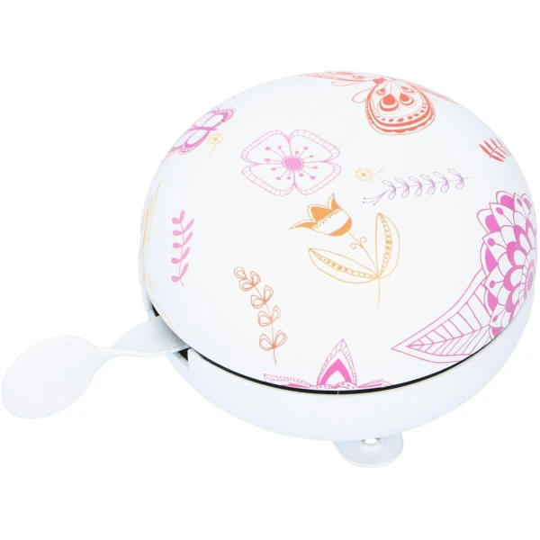 Звонок Dunlop 80мм, белый с бабочкой (119517)