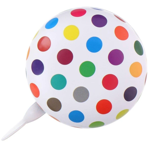 Звонок Dunlop 80мм, белый в точки (1042282)