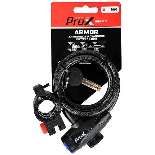 Замок ProX Armor 582 под ключ 8 х 1000мм. черный (A-Z-0369) 1 Замок ProX Armor 582 под ключ 8 х 1000мм. черный (A-Z-0369)