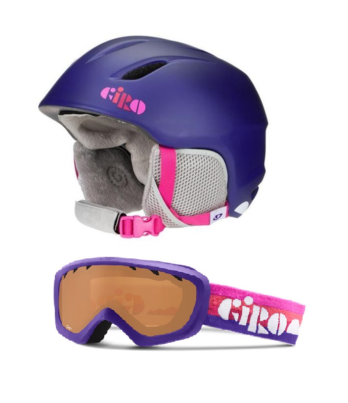 Горнолыжный шлем Giro Launch + маска Giro Chico фиолетовый (launch-purple) XS 48.5-52см 1 Горнолыжный шлем Giro Launch + маска Giro Chico фиолетовый (launch-purple) XS 48.5-52см
