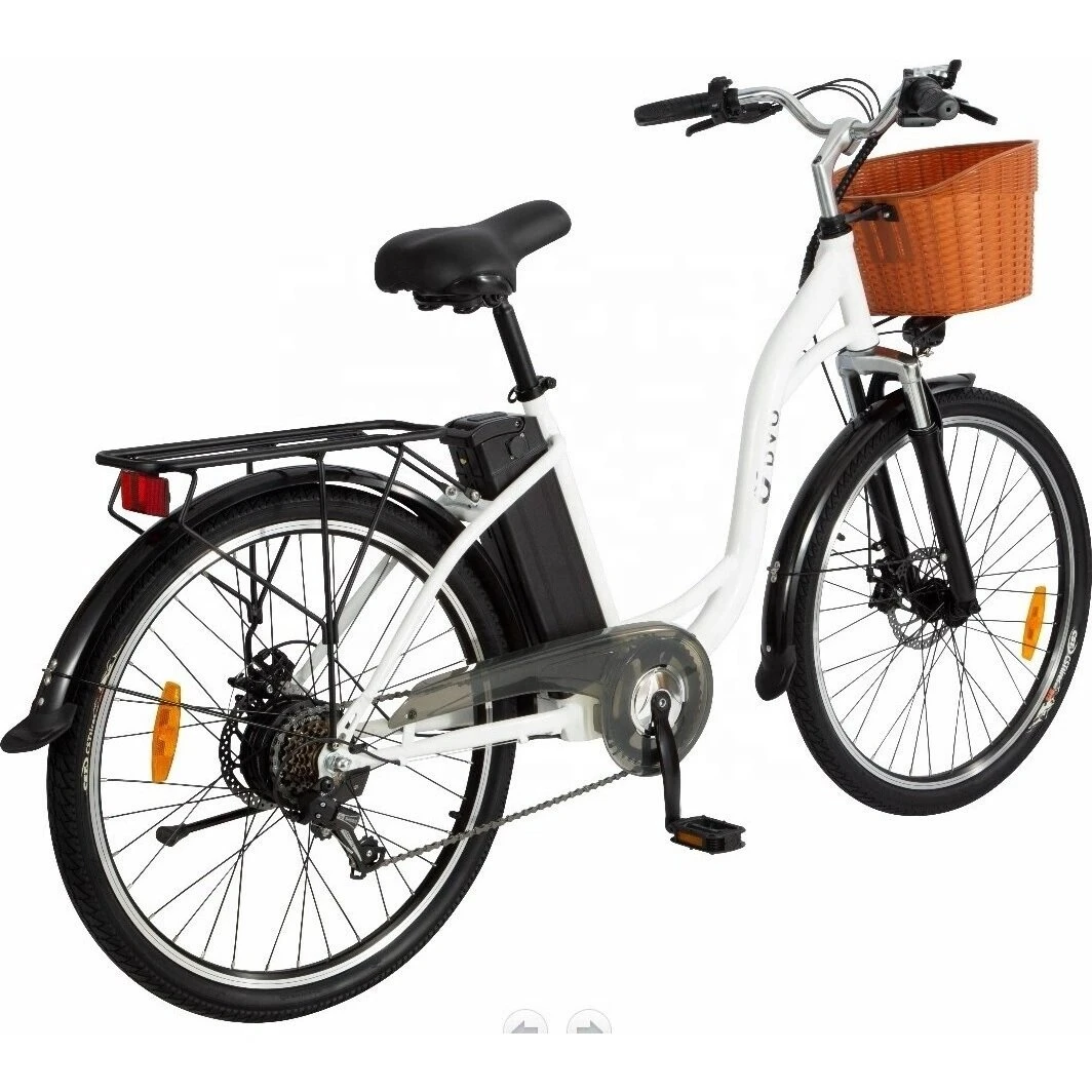 Электровелосипед 26″ DYU C6 350 Вт 12,5 А/ч 36 В, белый (C6-350white) 3 Электровелосипед 26″ DYU C6 350 Вт 12,5 А/ч 36 В, белый (C6-350white)