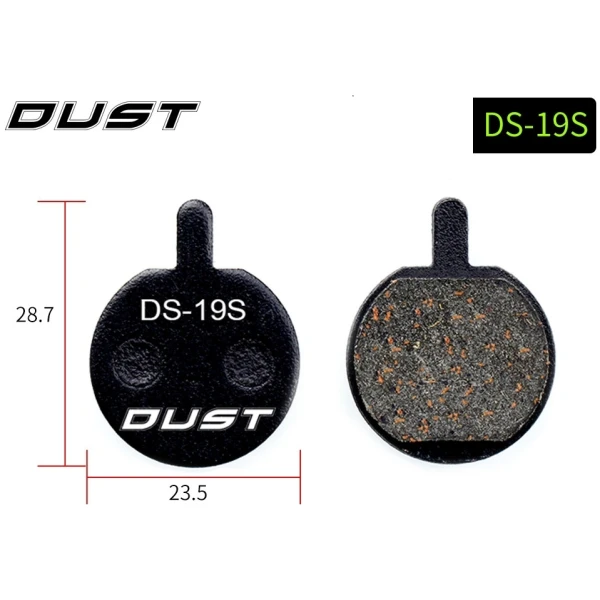 Гальмівні колодки для дискових гальм з напівметалу DUST DS-19-1 JAK-5, B777, Forever