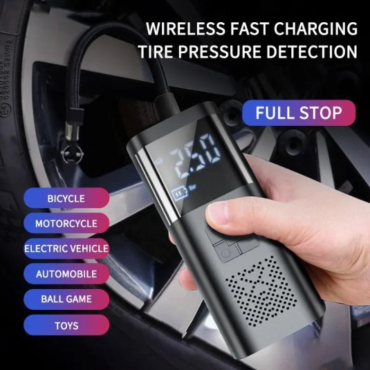 Електронасос VC-027 6000mAh 150PSI USB-C, Power Bank (VC-027)