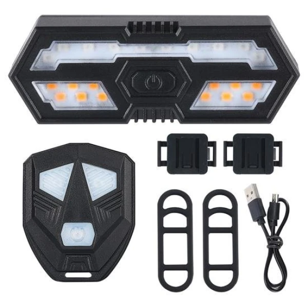 Задний фонарь с поворотами LY-5509 пульт, USB (LY-5509)