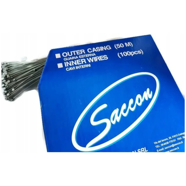 Трос тормоза Saccon 2300мм оцинкованный 1шт. шлифованный (SAW-230C)