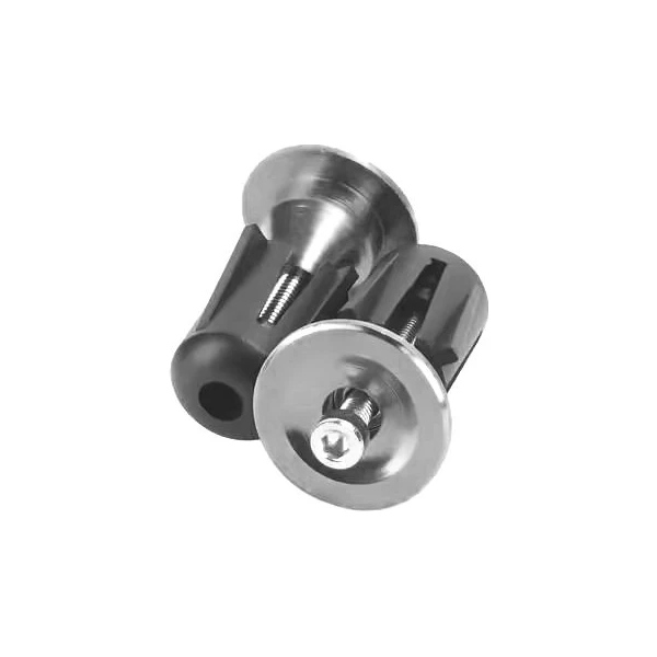 Заглушки в руль Grip Alu серебристый (grip-grey)
