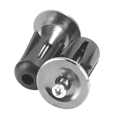 Заглушки в руль Grip Alu серебристый (grip-grey) 1 Заглушки в руль Grip Alu серебристый (grip-grey)