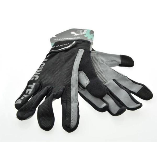 Велоперчатки Kands AL-2035, черный с серым (AL-2035)