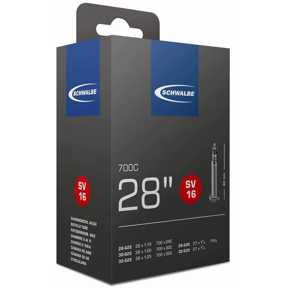 Камера Schwalbe SV 16 Standart 28" (28/32-622/630) SV 40mm 1 Камера Schwalbe SV 16 Standart 28" (28/32-622/630) SV 40mm