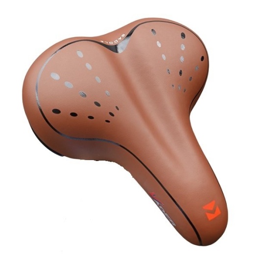Седло Vader CITY Elastomer, коричневый (VD813-4J)