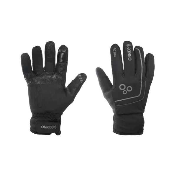 Демисезонные перчатки ONRIDE Natty черные XS