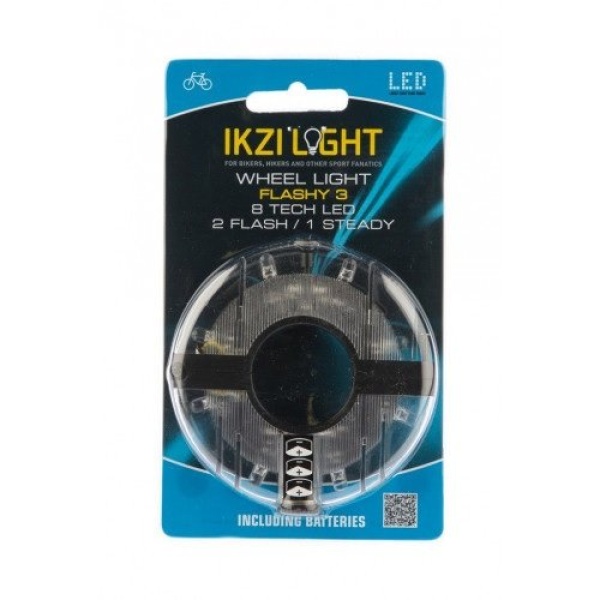 Подсветка для велосипеда Ikzilight 3 режима 8 LED (32548)