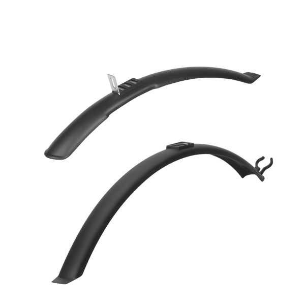 Комплект крыльев Dieffe DI-MUD202 MTB, 26-27,5″, на вилку/раму, 600/485х58 мм, черный