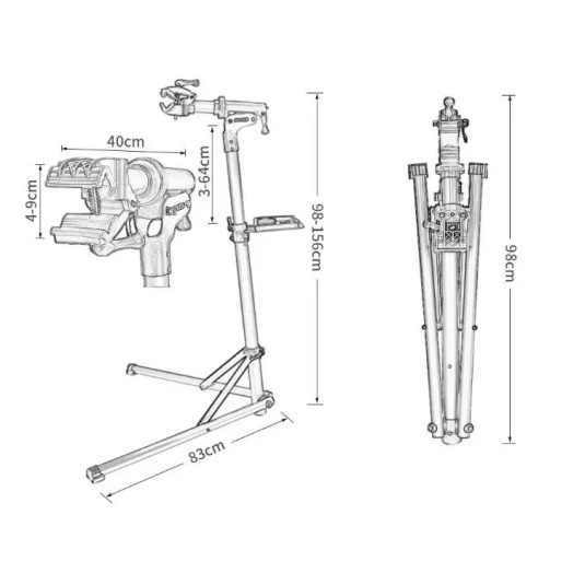 Стойка для велосипеда Bike Repair Stand с полкой (rack-03)