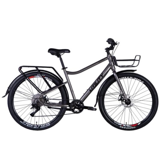 Велосипед 27.5" Dorozhnik UTILITY с багажником 2024