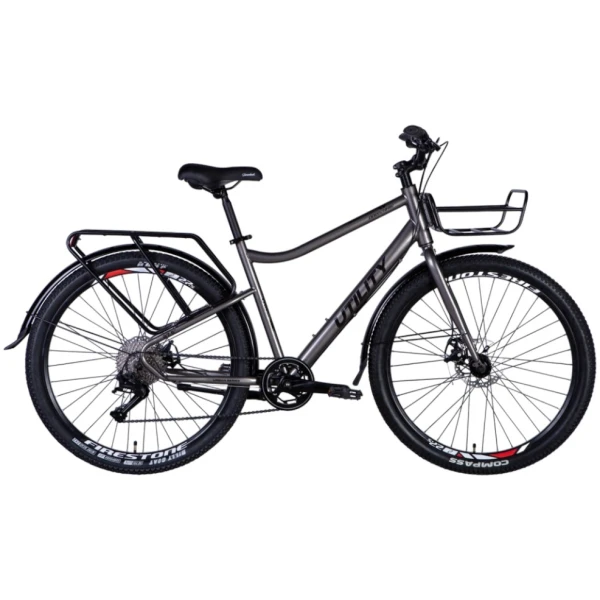Велосипед 27.5" Dorozhnik UTILITY с багажником 2024