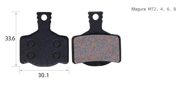 Тормозные колодки TP-03F, пара (TP-03F-1) 2 Тормозные колодки TP-03F, пара (TP-03F-1)