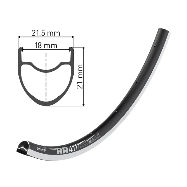 Обод DT SWISS RR 411S 29x18 RIM BRAKE 32отв.