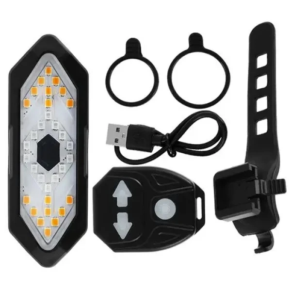 Задний фонарь с поворотами FY-1820 пульт, USB (FY-1820)