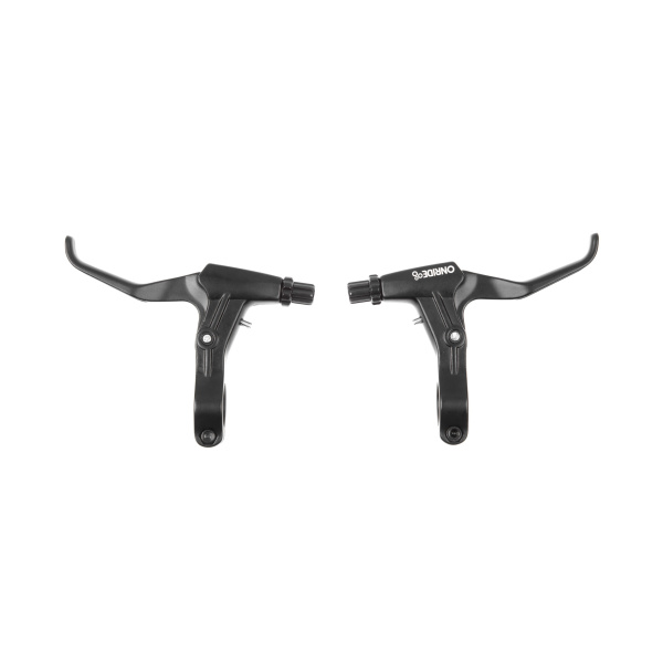 Тормозные ручки ONRIDE Alu-2, для МТБ, под 2 пальца, алю. сплав, черный