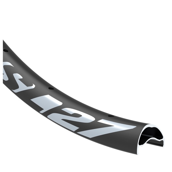 Обод BlackJack SL 27 ASY 29, 622x27, 28 отв., FV, ассиметричный, черный анодированный, бескамерный